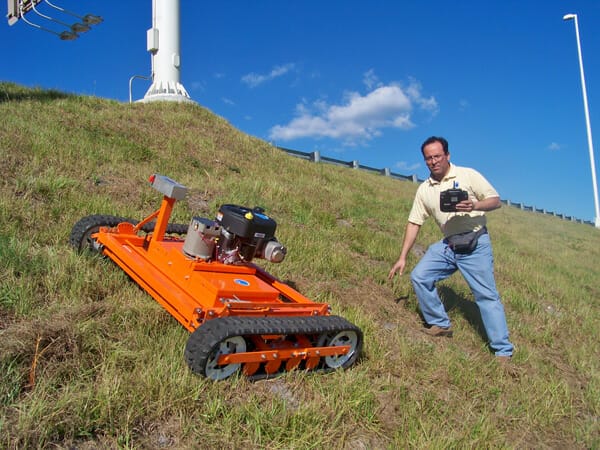 commercial mower for steep hills 1