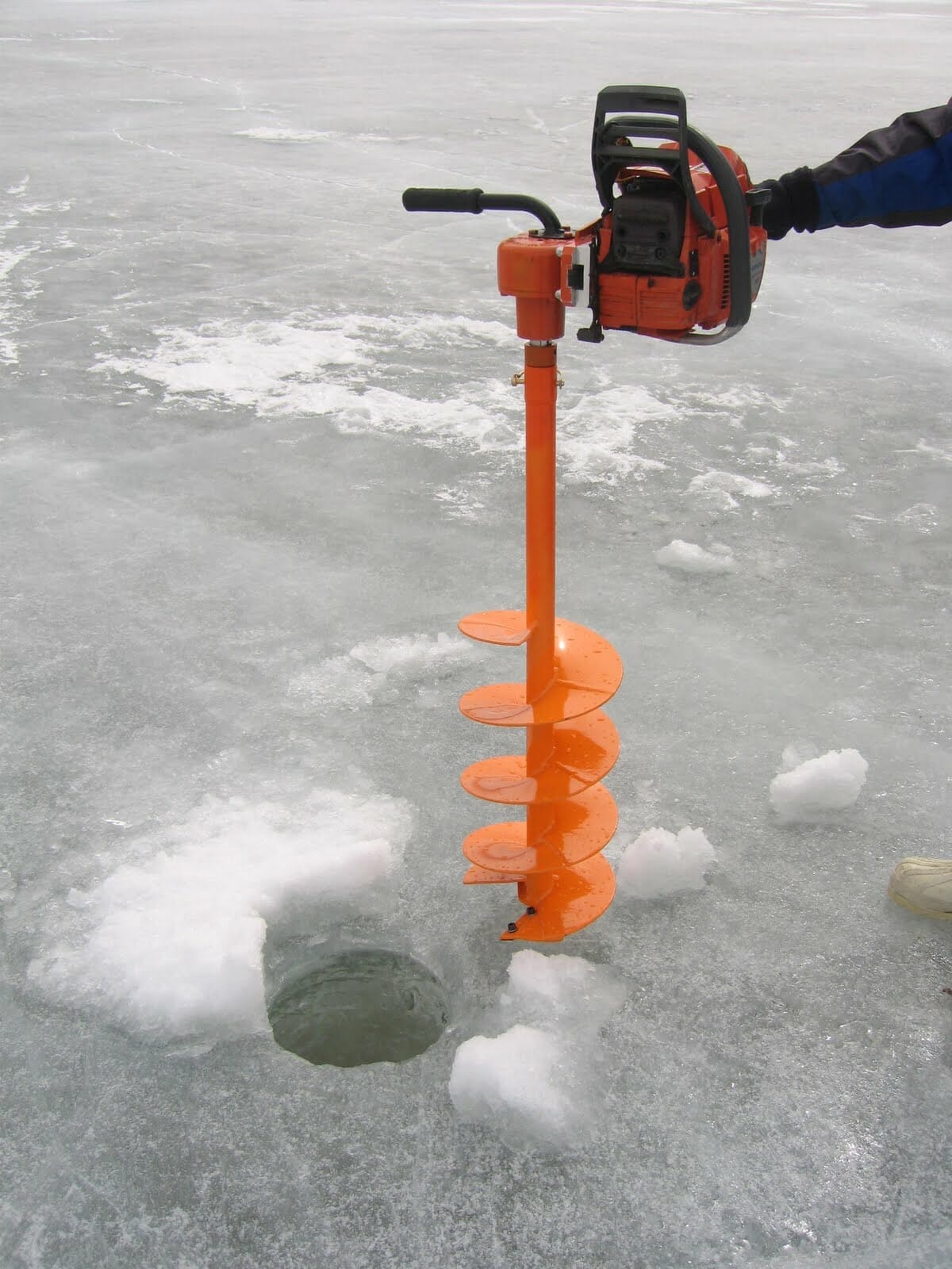 drill for ice fishing auger 1