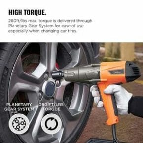 VonHaus 8.5 Amp half -inch Electric Impact Wrench with high torque
