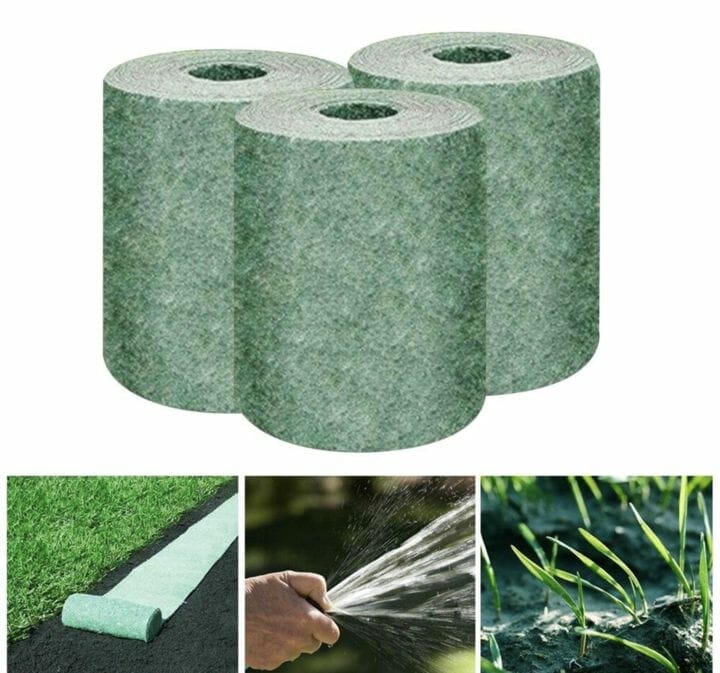 biodegradable grass seed mat 1