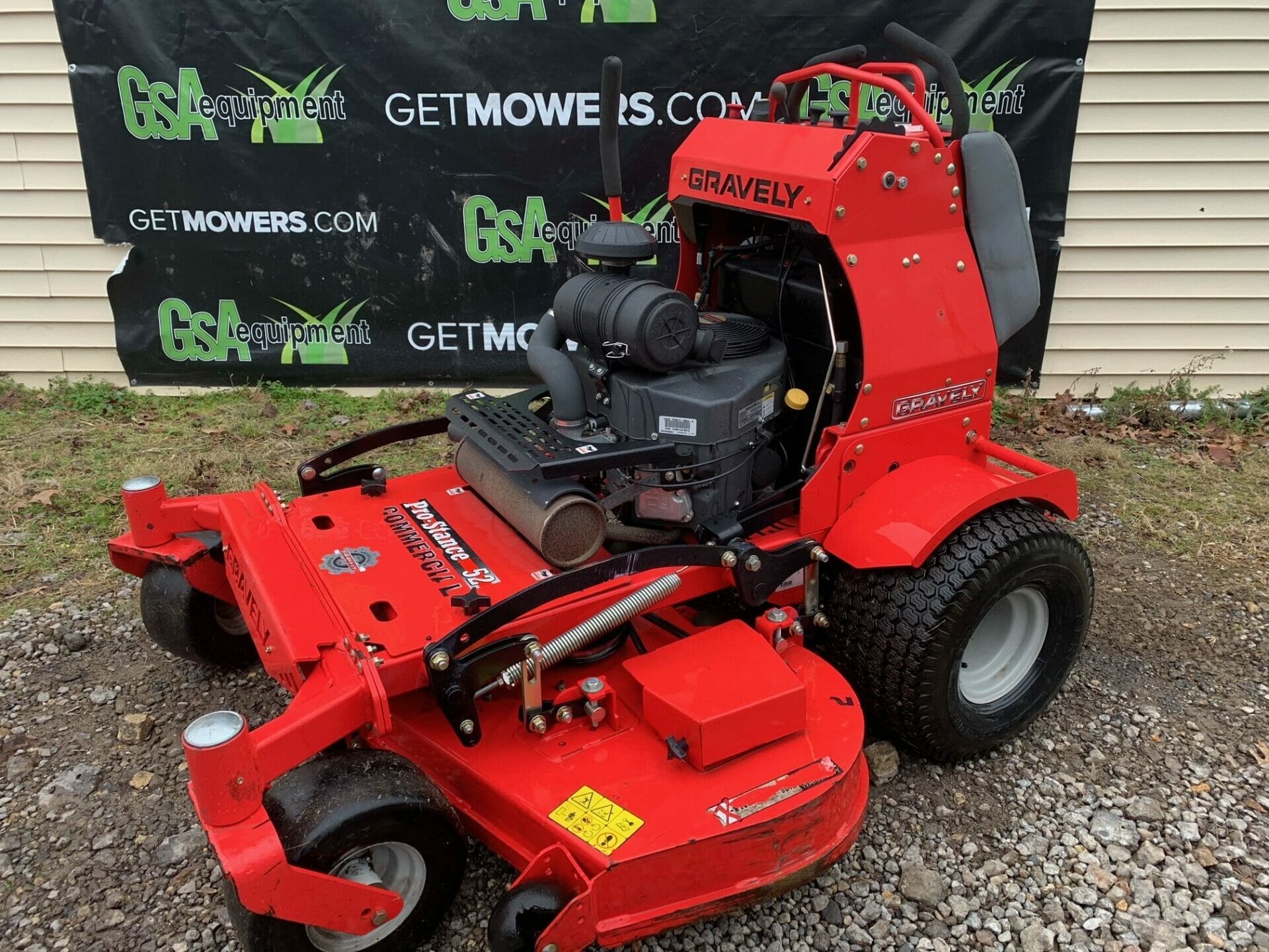 commercial stand on mower 1