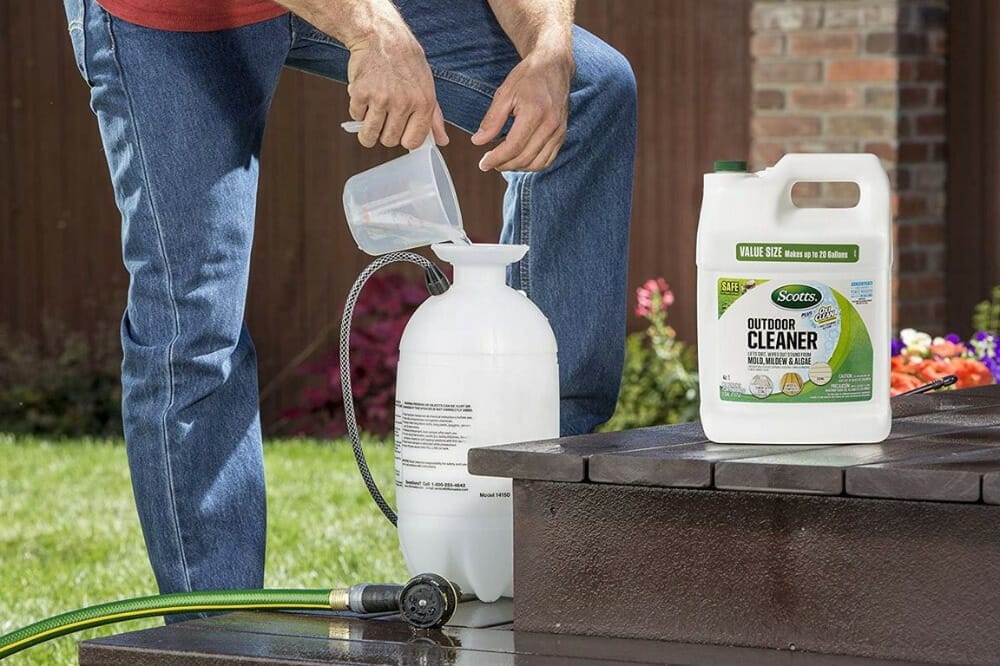 concrete cleaner without pressure washer 1