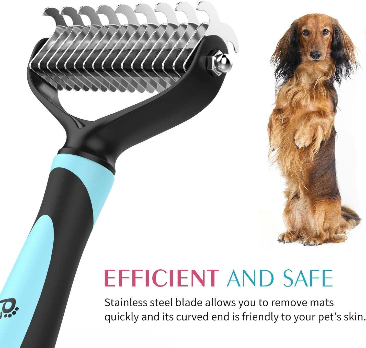 dog undercoat rake 2