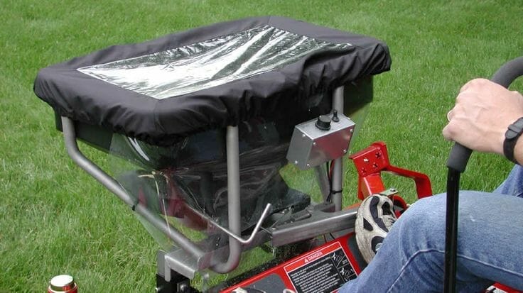 spreader for zero turn mower 1