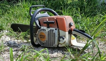 stihl chainsaw for cutting firewood 2