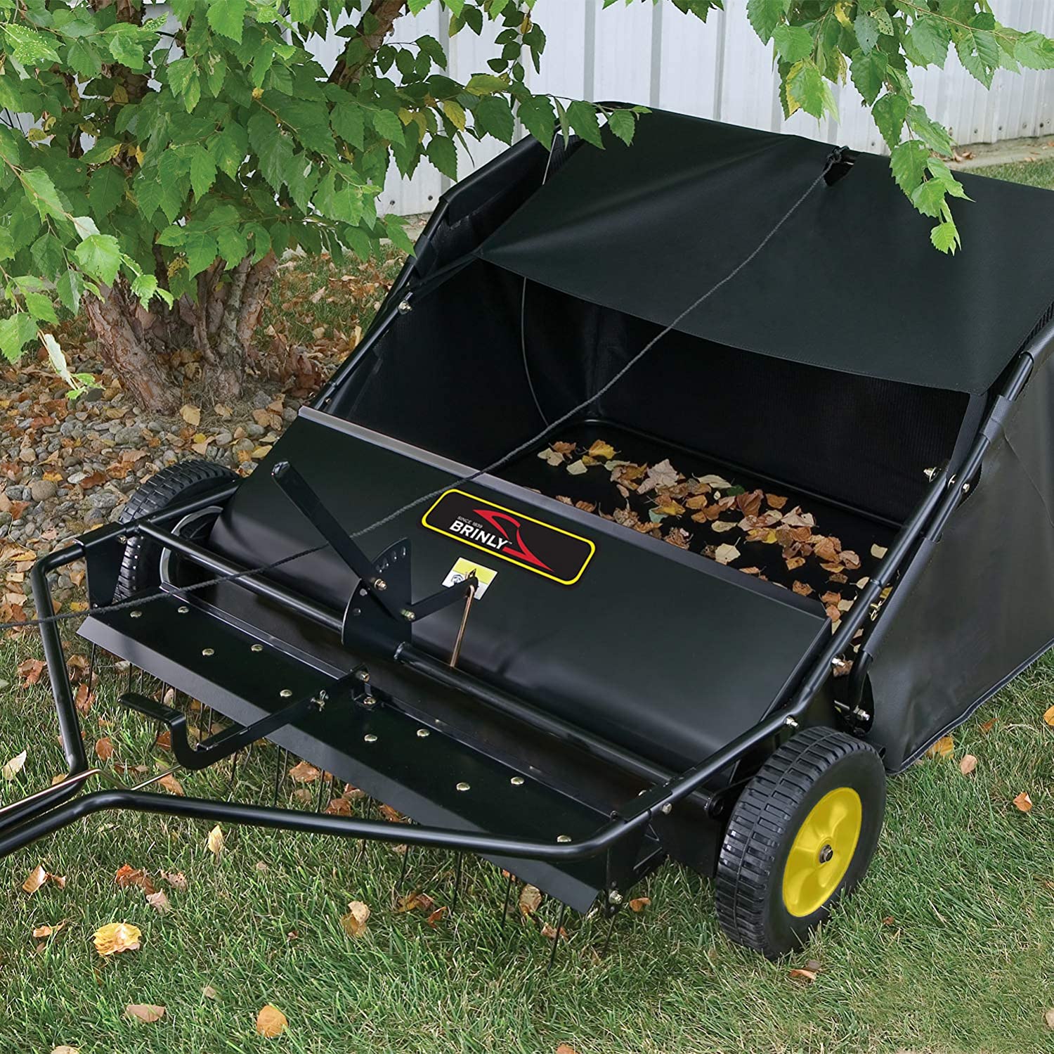 tow behind lawn sweeper 1