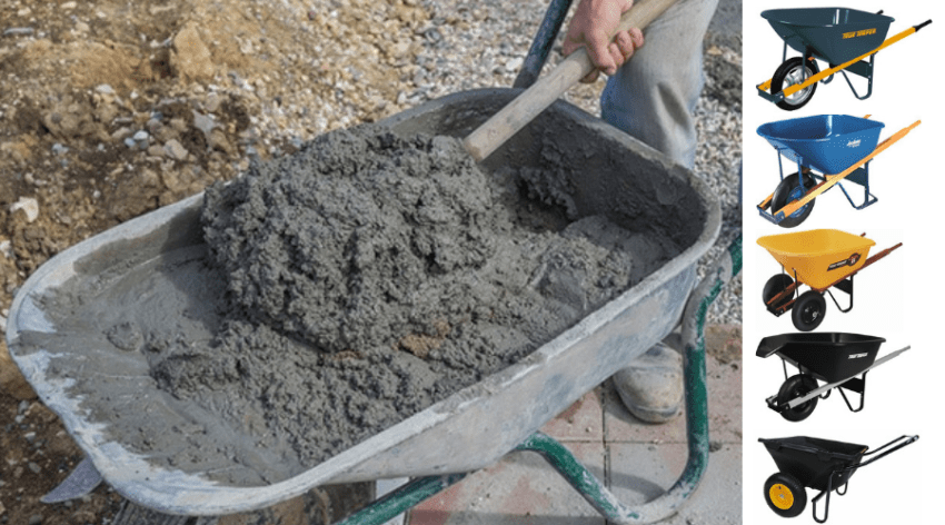 wheelbarrow for concrete 1