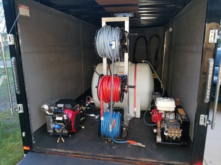 pressure washer trailer setup 2